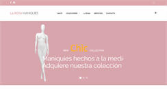 Desktop Screenshot of maniquieslarosa.com.co