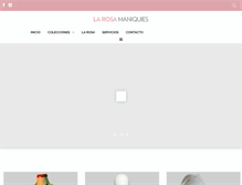 Tablet Screenshot of maniquieslarosa.com.co